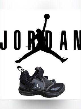 🏀Jordan Black and Gray Big Kids Sneakers🏀
